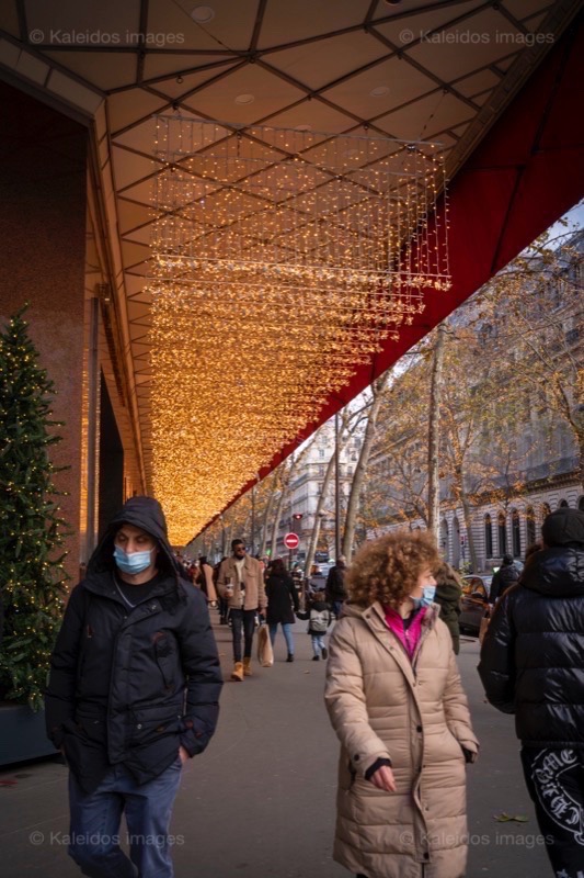 2020;Christmas decorations;Corona;Covid;Covid-19;Department Stores;Galeries Lafayette;Kaleidos;Kaleidos images;Paris 9;Tarek Charara